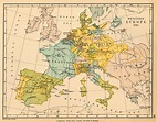 Europa Occidental en 1700 | European history, Europe map, Map