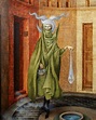 Remedios Varo - Mujer saliendo del psicoanalista (Woman Leaving the ...