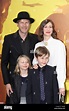 Vera Farmiga (r), Renn Hawkey and children at the Warner Brothers ...