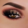 Gold glitter smokey eyes for 2019 | Dramatic eye makeup, Glitter smokey ...