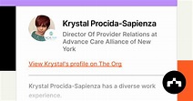 Krystal Procida-Sapienza - Director Of Provider Relations at Advance ...