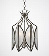 Charles Edward Pewter with Frosted Glass Hanging Lighthouse Lantern HL ...