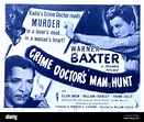 THE CRIME DOCTOR'S MAN HUNT, Warner Baxter, Ellen Drew, 1946 Stock ...