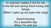 Lionel Richie - Good Morning Lyrics - YouTube