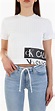 Calvin Klein Regular Camiseta para Mujer: Amazon.com.mx: Ropa, Zapatos ...