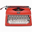 Royal Classic Manual Metal Typewriter Machine with Storage Case, Red ...