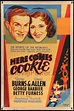 Here Comes Cookie starring George Burns & Gracie Allen | Classic films ...