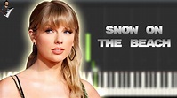 Taylor Swift - Snow On The Beach Sheet