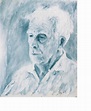 Robert Frost Painting by Tennyson Samraj