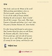 1914 Poem by Wilfred Owen