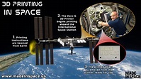 Nasa and Made In Space, Inc. Make History by Successfully 3D Printing ...
