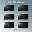 Monitor 27-Zoll in cm