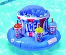 ICEE Inflatable Pool Drink Holder Cooler To Kids Adults Zippered Ice ...