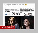 US Election 2020: Kamala Harris targeted by false conspiracy theories ...