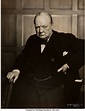 SOLD! A Winston Churchill Photograph by Yousuf Karsh Commanded (Scroll ...