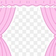 Pink Curtain Frame PNG Transparent Images Free Download | Vector Files ...