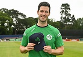 George Dockrell is presented with his 100th ODI cap | ESPNcricinfo.com