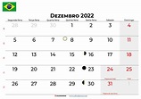 Calendário Dezembro 2022 Brasil - Feriados E Datas Comemorativas