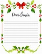 Dear Santa Fill In Letter Template - Momdot.com