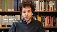 David KANTER, chercheur en résidence 2021-2022 à l’IEA de Paris - YouTube