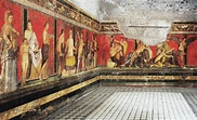 Villa of Mysteries frescoes, from Pompeii. | Pompeii, Pompeii and ...