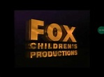 Fred Silverman/Sy Fischer/Ruby-Spears Ent./Fox Children's Prods./Saban ...