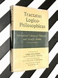 Tractatus Logico-Philosophicus by Ludwig Wittgenstein (1922) hardcover book