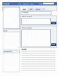 Facebook Profile Template Free - FREE PRINTABLE TEMPLATES