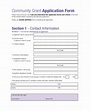 FREE 10+ Sample Grant Application Forms in PDF | Excel | MS Word