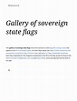 Gallery of sovereign state flags - Wikipedia