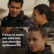 Swat meets Parks and Rec. Colin Farrell and Michelle Rodriguez.