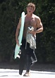 Sean Penn Shows Off His Ripped Abs During a Surfing Session in Malibu