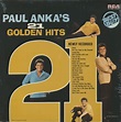 Paul Anka LP: Paul Anka's 21 Golden Hits (LP) - Bear Family Records