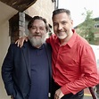 Crowe Villager, Russell Crowe and his good mate David Walliams in...
