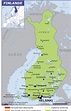 Carte de la finlande » Voyage - Carte - Plan