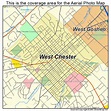 Aerial Photography Map of West Chester, PA Pennsylvania