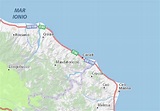 MICHELIN-Landkarte Cariati Marina - Stadtplan Cariati Marina - ViaMichelin