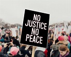No Justice No Peace PRINTABLE Poster DIGITAL DOWNLOAD | Etsy