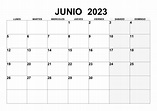 Calendario 2023 Para Imprimir Junio - Reverasite
