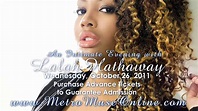 An Intimate Evening with Lalah Hathaway ~ "Where It All Begins ...