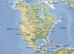 nord america: carta geografica mappa gratis e ricette del nord america