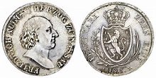 Nassau-Usingen (German States), taler, Friedrich August, 1815CT-L, ex ...