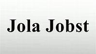 Jola Jobst - YouTube