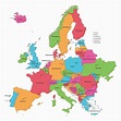 Europakarte – Alle Länder In Europa Und Hauptstädte verwandt mit ...