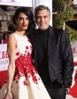 George Clooney et sa femme Amal Alamuddin Clooney - Première du film ...
