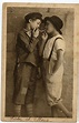 Lot - Antique / Vintage Postcard Art with Boys