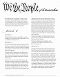 US Constitution Printable PDF Text Instant Digital Download - Etsy