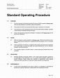 Standard Operating Procedure Template - Routine Lines