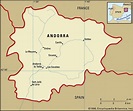 Map of Andorra and geographical facts, Where Andorra is on the world ...