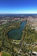 Hannover von oben - Der Maschsee am Stadtteil Südstadt in Hannover im ...